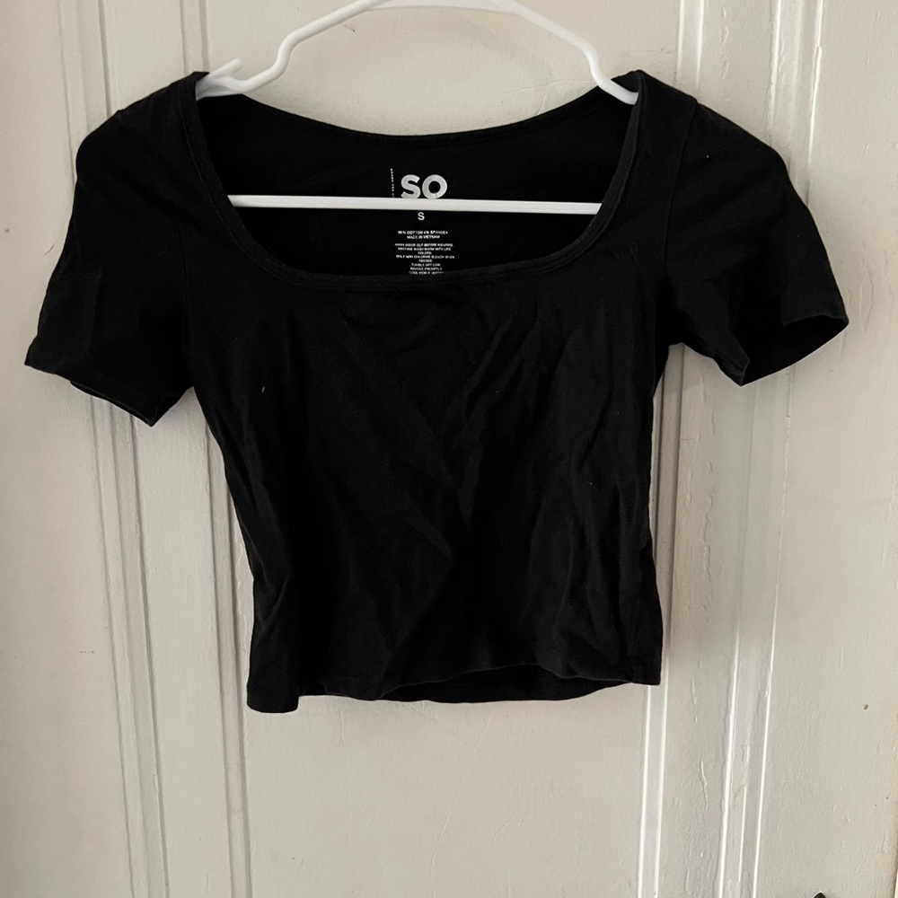 SO Classic Black Women's Crop Top